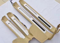 Toyota Land Cruiser 200 2007-2021 Plastic door sill plates with illumination (beige) photo 2