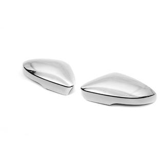 Mirror Covers (2 pcs, Stainless Steel) Skoda Octavia III A7 2013-2019 photo 2