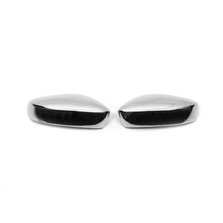 Mirror covers without indicator cut-out (2 pcs, stainless steel) photo 2