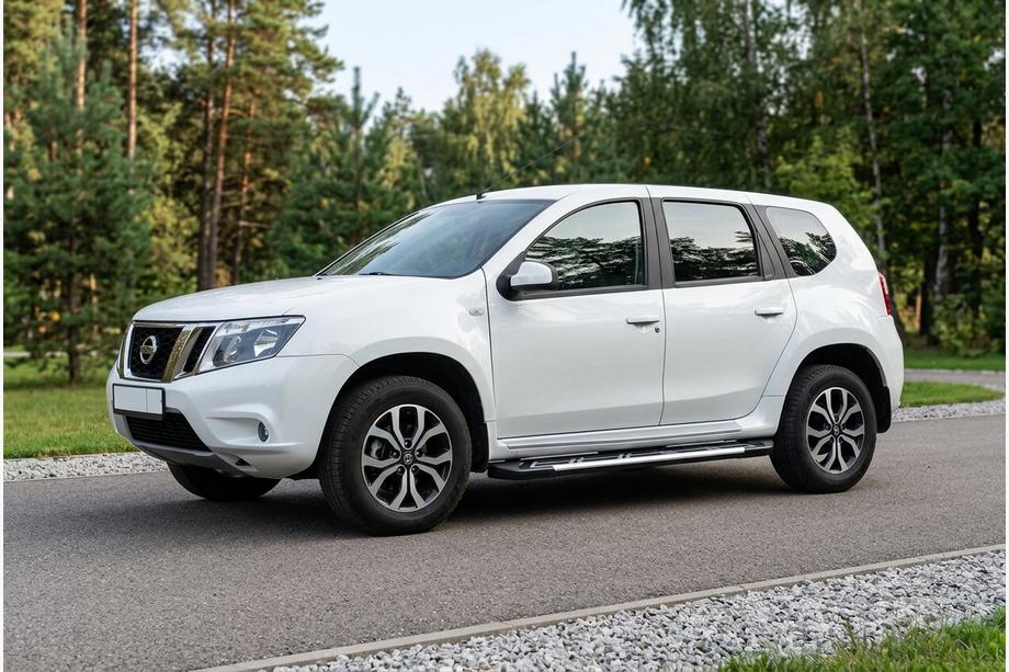 Nissan Terrano 2014- Sunrise Side Steps (2 pcs, Aluminum) Image