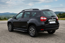 Nissan Terrano 2014- Bosphorus Grey Side Steps (2 pcs, Aluminum) photo 1