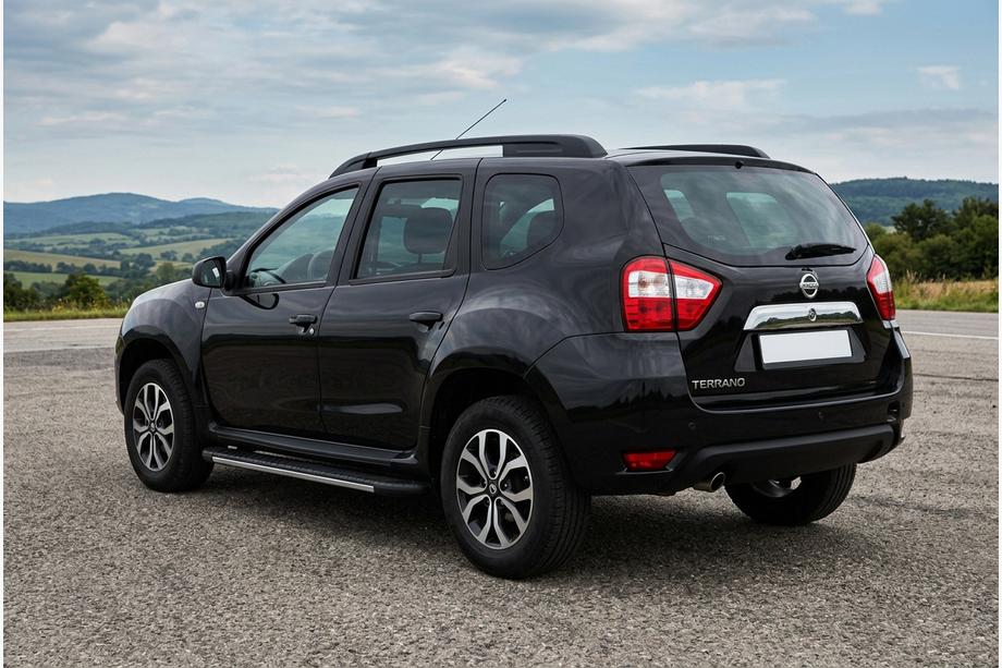 Nissan Terrano 2014- Bosphorus Grey Side Steps (2 pcs, Aluminum) Image