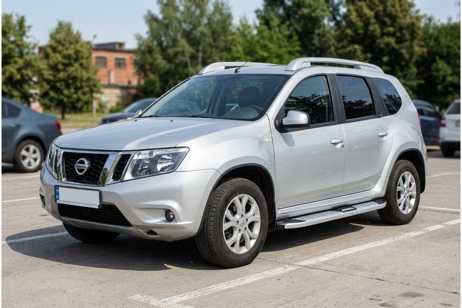 Nissan Terrano 2014- Side Steps Mevsim Grey (2 pcs, Aluminum) Image