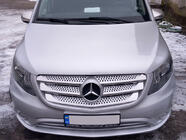 Mercedes Vito/V-class W447 2014- Grille Covers 2014-2020 (5 pcs, Stainless Steel) photo 1