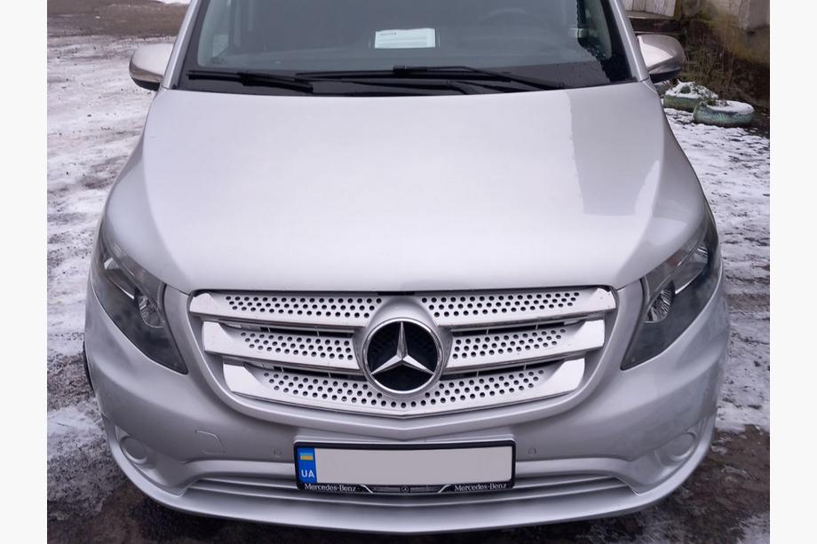 Mercedes Vito/V-class W447 2014- Grille Covers 2014-2020 (5 pcs, Stainless Steel) Image