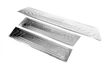 Mercedes Vito/V-class W447 2014- Interior door sill plates OmsaLine (3 pcs, stainless steel) photo 2
