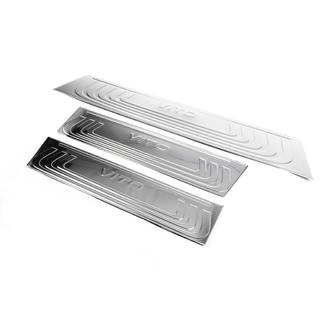 Interior door sill plates OmsaLine (3 pcs, stainless steel) photo 2