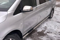 Mercedes Vito/V-class W447 2014- Mirror Covers Mirror Part (2 pcs) Carmos - Turkish Stainless Steel photo 5