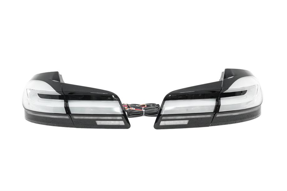 BMW 5 Series F10/F11 2010–2016 Rear tail lights (Black LCI design) Photo 2