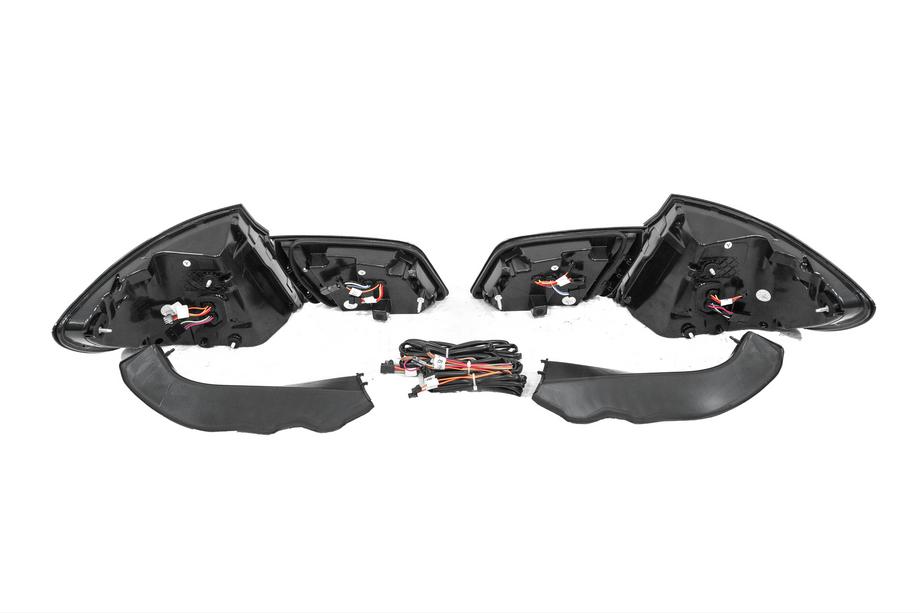 BMW 5 Series F10/F11 2010–2016 Rear tail lights (Black LCI design) Photo 7