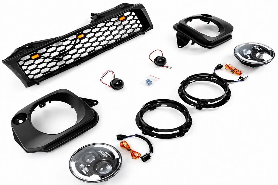 Suzuki Jimny 1998-2018 Headlight and Grille Kit (Off-Road) Photo 10