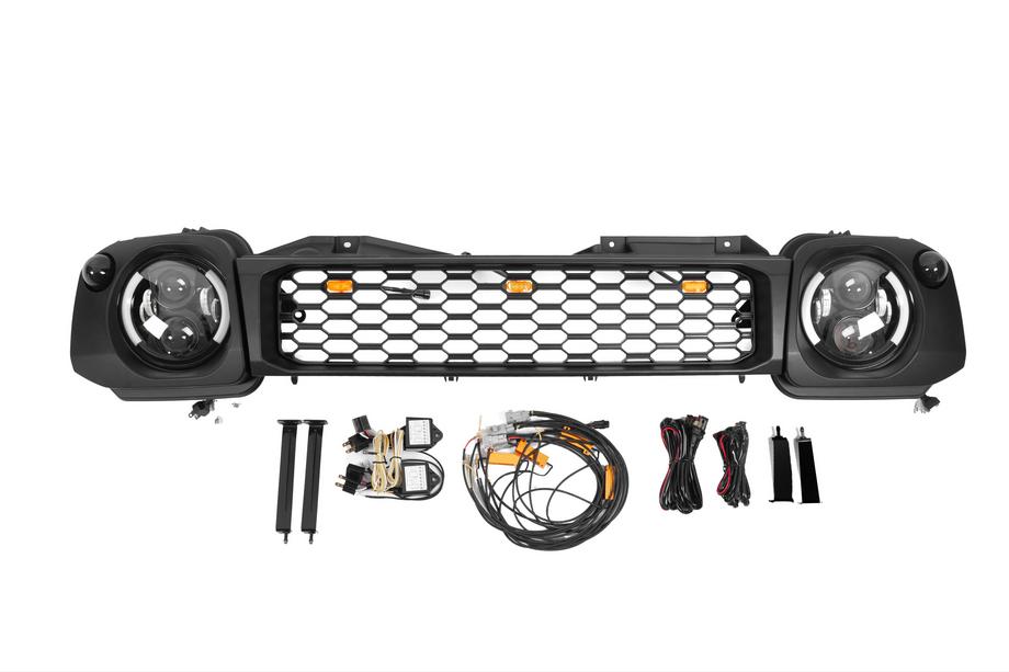 Suzuki Jimny 1998-2018 Headlight and Grille Kit (Off-Road) Photo 3