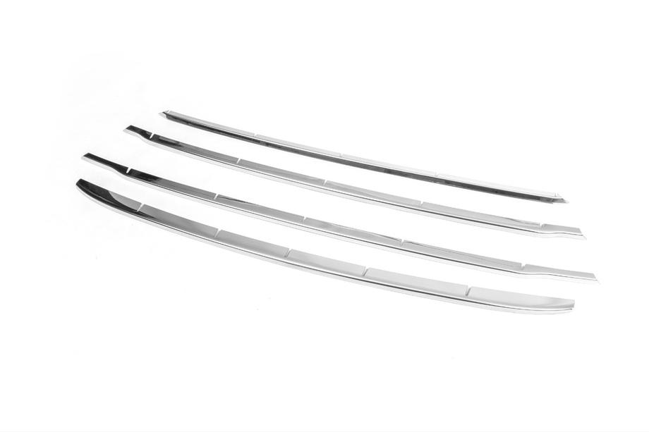 Ford Connect 2014-2021 Front bumper and grille covers (4 pcs, stainless steel) Photo 3