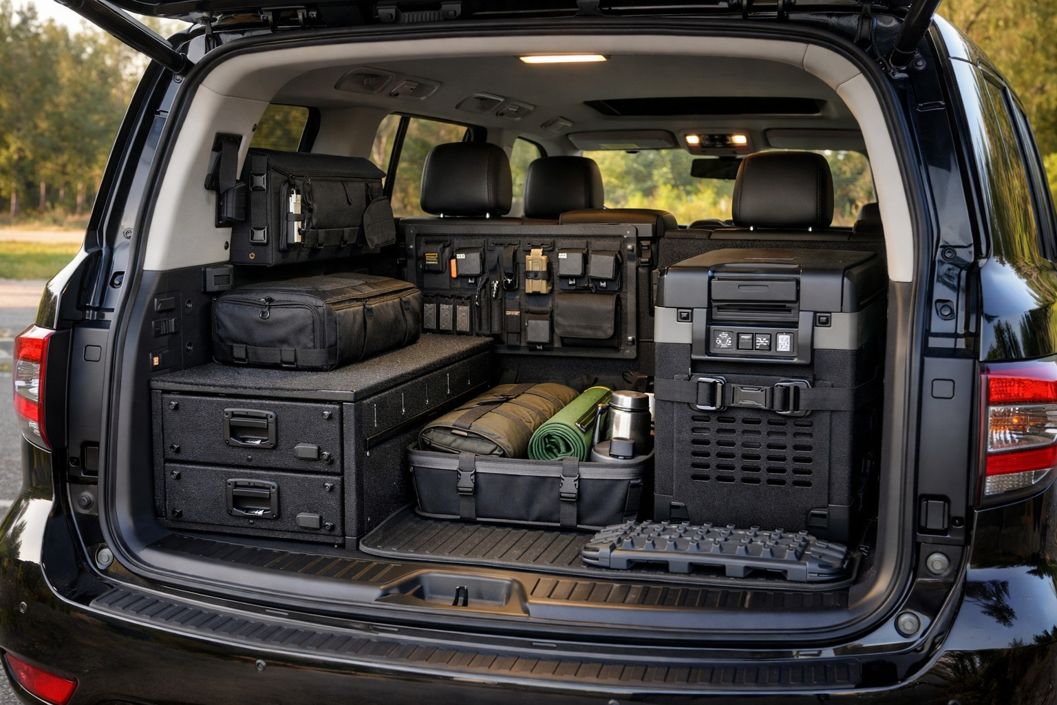 Nissan Patrol Y62: Upgrades for a cleaner trunk and long trips