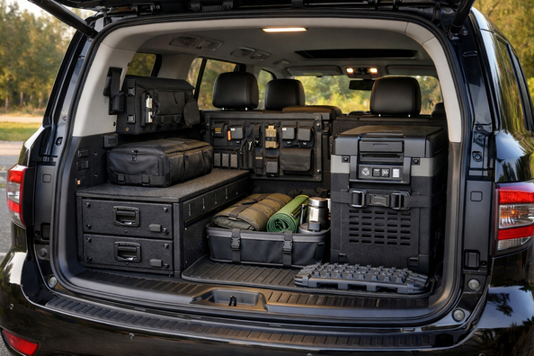 Nissan Patrol Y62: Upgrades for a cleaner trunk and long trips