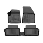 Citroen C3 X/e-C3 2022– Stingray 3D rubber floor mats (for e-C3, 3 pcs) photo 1