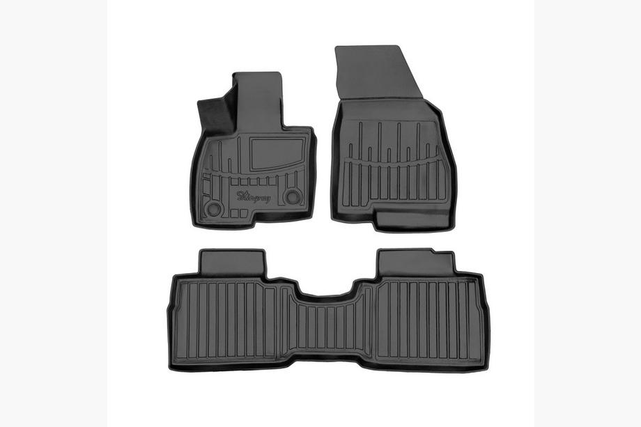 Jaecoo J7 2023– Stingray 3D rubber floor mats (Petrol, 3 pcs) Image