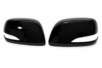 Lexus LX570/450d 2008-2022 Mirror covers (without turn signal indicator) White photo 2