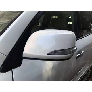 Mirror caps (without turn signal repeater, 2014 style) Toyota Land Cruiser 200 2007-2021 photo 1