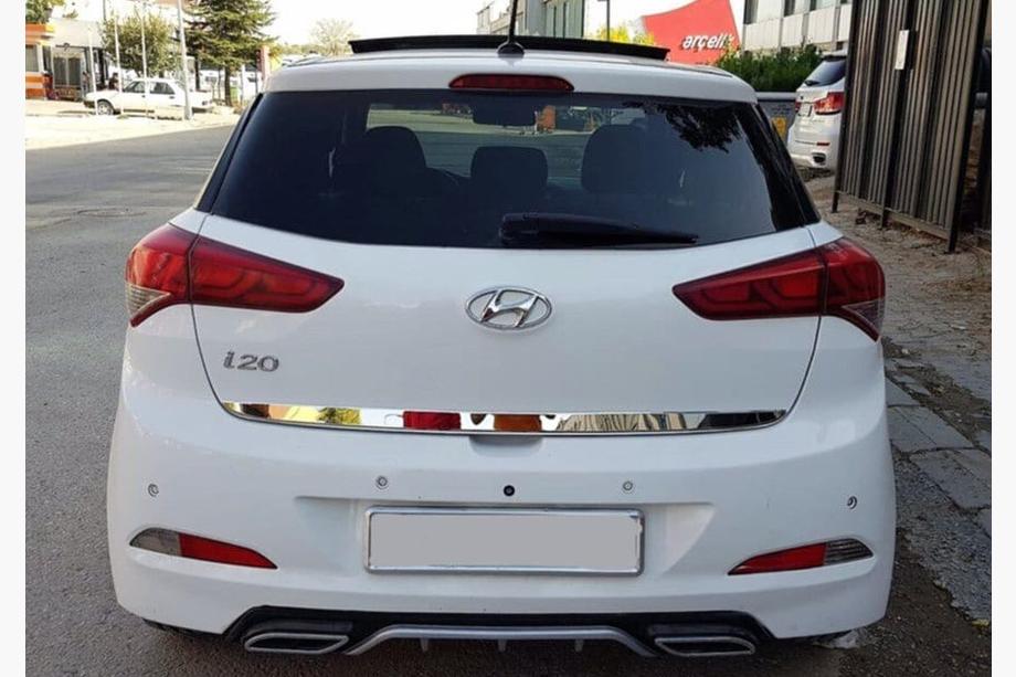 Hyundai I-20 2014-2020 Trunk Trim 2014-2018 Stainless Steel Image