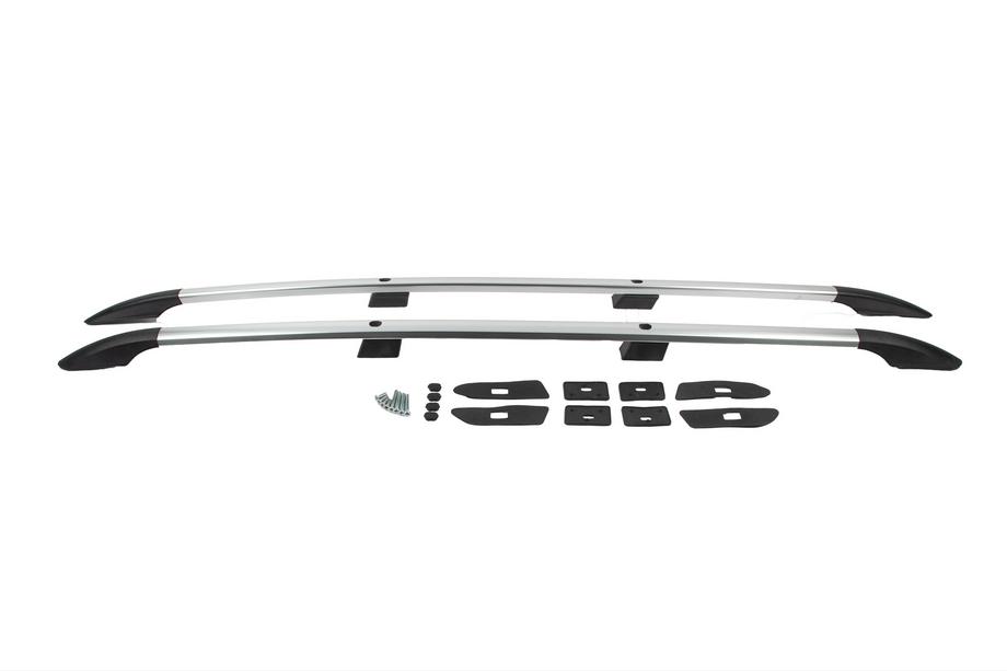 Volkswagen Caddy 2020- Chrome roof rails (Turkish design) Maxi Base, Plastic Feet Photo 8