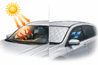 Do sunshades prevent cabin overheating when parked in the sun? photo 1