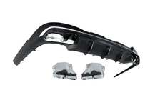 Mercedes S-class W223 2020- Rear diffuser with AMG S63 Silver exhaust tips photo 6