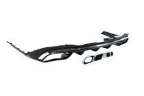 Mercedes S-class W223 2020- Rear diffuser with AMG S63 Silver exhaust tips photo 17