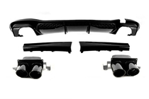 Mercedes S-class W223 2020- BRB rear diffuser with exhaust tips photo 1