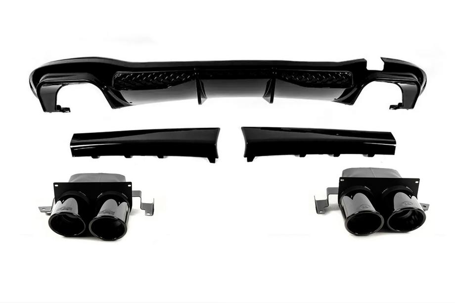 Mercedes S-class W223 2020- BRB rear diffuser with exhaust tips Image