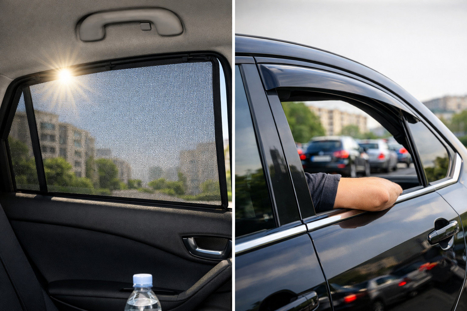 Sunshades or wind deflectors for summer: what’s more useful in the city