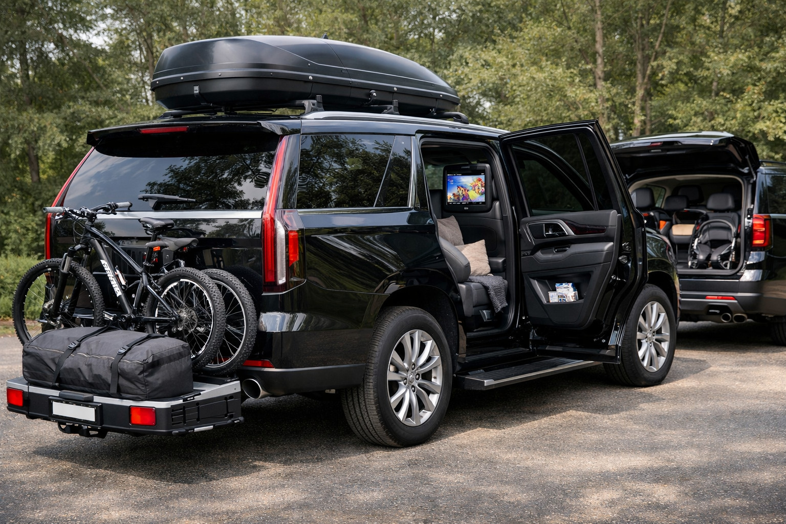 Upgrade package for Cadillac Escalade 2020+ for family trips and daily comfort