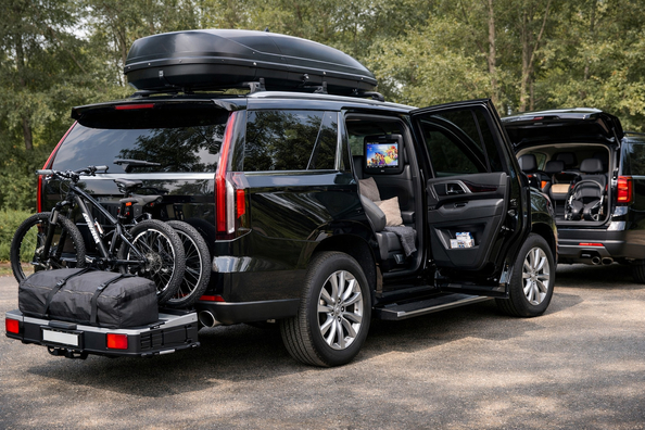 Upgrade package for Cadillac Escalade 2020+ for family trips and daily comfort