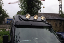 Ford Transit 2000–2014 Front Bar Black (Stainless Steel) photo 1