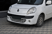 Renault Kangoo 2008–2020 Front protection bar ST008 Black (stainless steel) photo 1