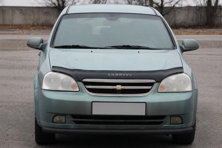 Chevrolet Lacetti 2003-2024 Front nudge bar ST008 Black (42 mm, stainless steel) Image