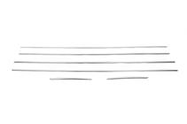 Hyundai I-20 2014-2020 Lower window trims stainless steel (6 pcs) photo 3