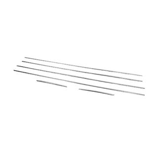 Lower window trims stainless steel (6 pcs) photo 2
