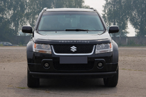 Suzuki Grand Vitara 2005-2017 Front nudge bar ST008 Black (stainless steel) photo 2