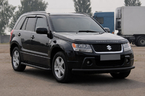Suzuki Grand Vitara 2005-2017 Front nudge bar ST008 Black (stainless steel) photo 3