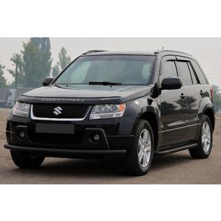 Front nudge bar ST008 Black (stainless steel) Suzuki Grand Vitara 2005-2017 photo 1