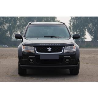 Front nudge bar ST008 Black (stainless steel) Suzuki Grand Vitara 2005-2017 photo 2