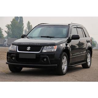 Front nudge bar ST008 Black (stainless steel) Suzuki Grand Vitara 2005-2017 photo 4