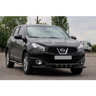 Front nudge bar ST009-15 Black (stainless steel) Nissan Qashqai 2010-2014 photo 3