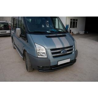 Front nudge bar ST014 Black (2006-2014, stainless steel) photo 3
