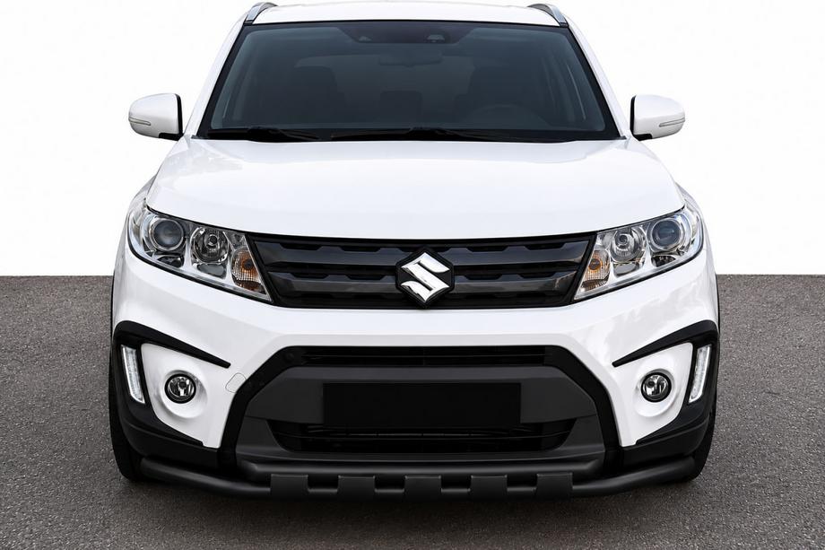 Suzuki Vitara 2015- Front bull bar ST015 Black (stainless steel) Image