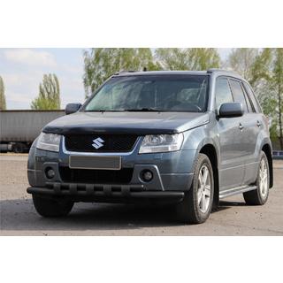 Front bull bar ST015 Black (stainless steel) Suzuki Grand Vitara 2005-2017 photo 3