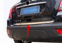 Opel Mokka 2012-2021 Trunk trim stainless steel Carmos - Turkish Stainless Steel photo 1