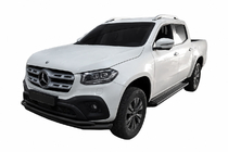 Mercedes X class 2017-2020 Front bull bar ST017 Black (stainless steel, 60 mm) photo 1