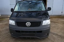 Volkswagen T5 Multivan 2003–2010 Front bull bar wave grille ST007-1 Black (stainless steel) photo 2